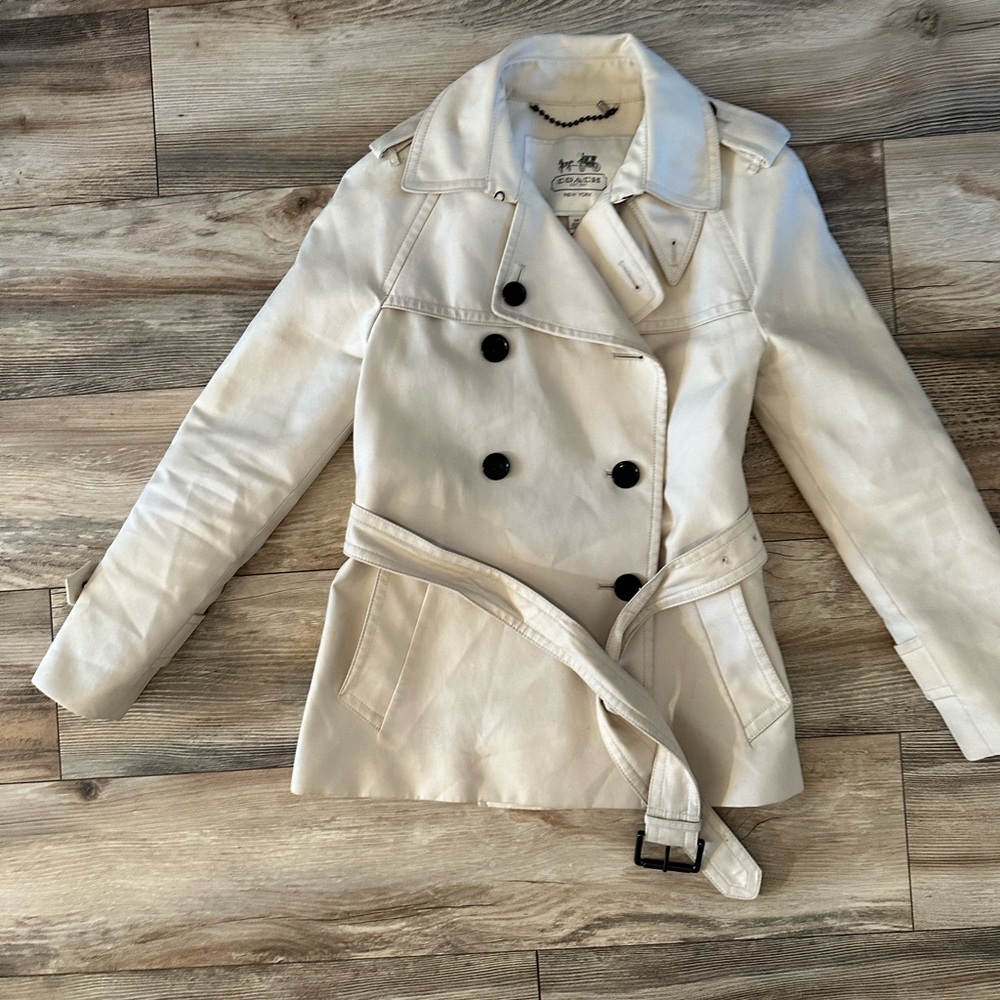 Coach Trench Coat with Belt